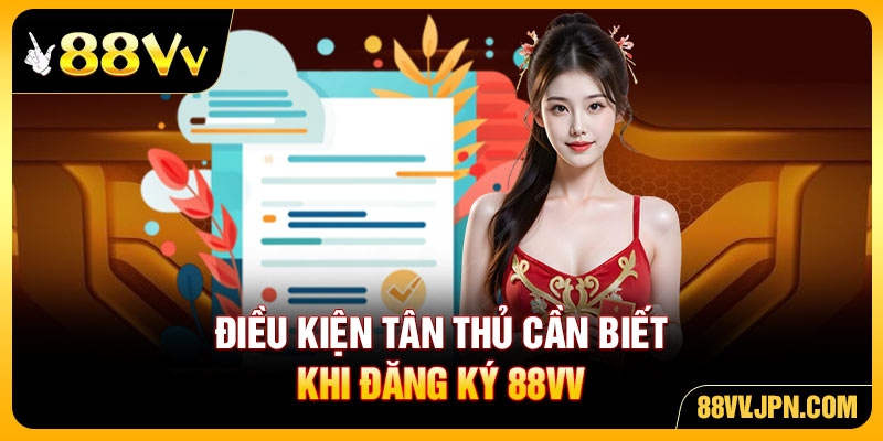 Điều kiện tân thủ cần biết khi đăng ký 88VV